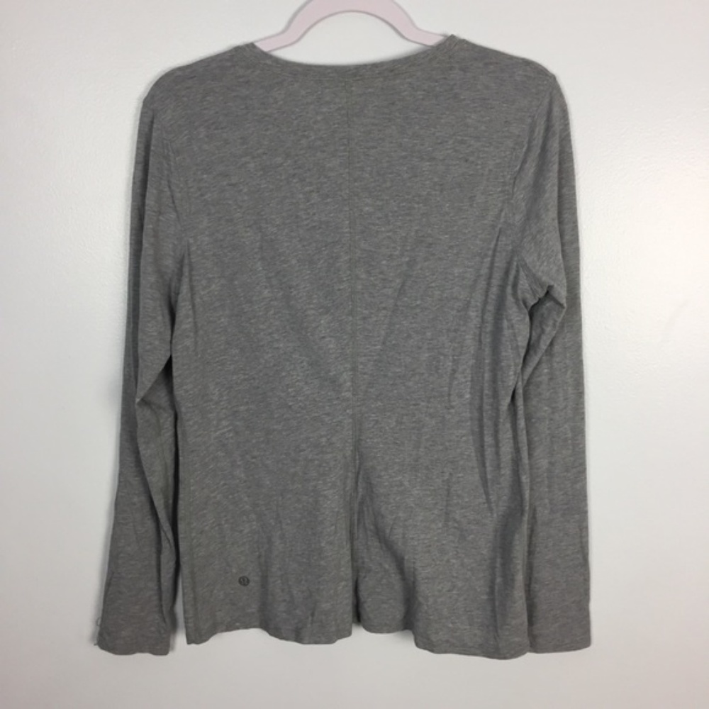 Lululemon Athletica Heather Gray Long Sleeve Mens